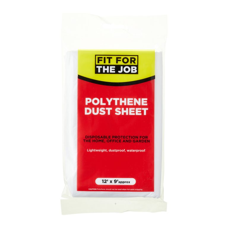 Fit For The Job Polythene Dust Sheet 12' x 9'