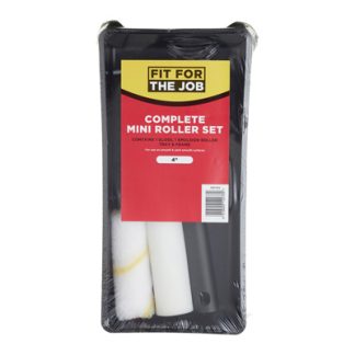 Fit For The Job 4 pc Assorted 4" Mini Roller Set