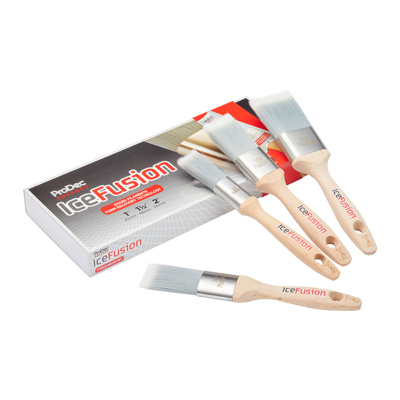 ProDec Advance 3pc Ice Fusion Paint Brush Set + Free 1.5" Oval Brush