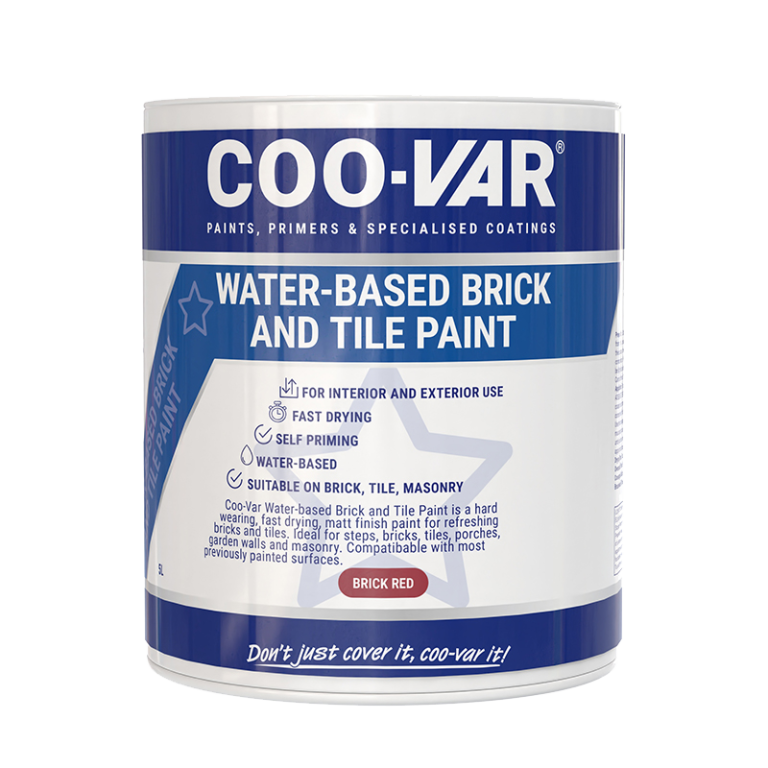 Coo-Var Brick and Tile Paint Water Based Matt Red