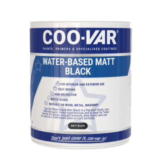 Coo-Var Water Based Matt Black
