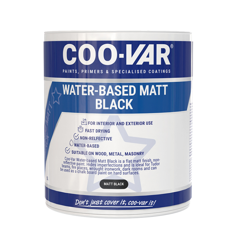 Coo-Var Water Based Matt Black