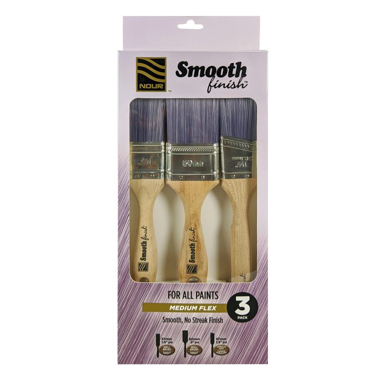 Nour Smooth Finish 3 Brush Pack