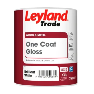 Leyland Trade One Coat Gloss Brilliant White