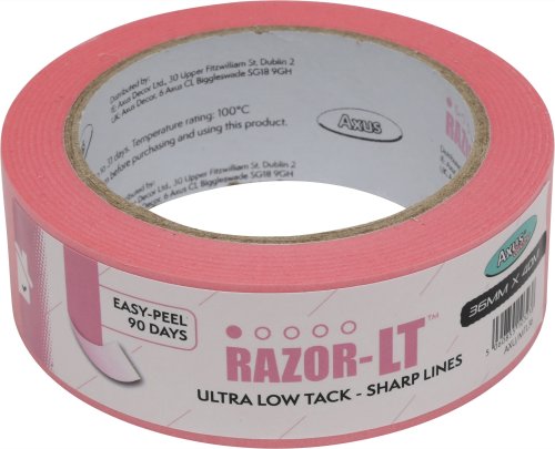 Axus Decor Razor-LT Ultra Low Tack Sharp Line Tape 36mm x 40m